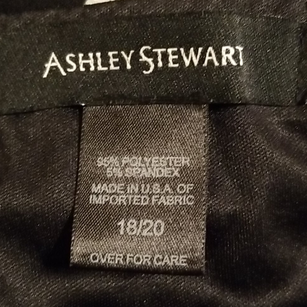 Ashley Stewart women's blue striped tube top dress - Picture 17 of 17